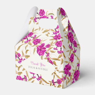 Ballotins Trumpet sauvage violet Vin Fleur Jardin Mariage