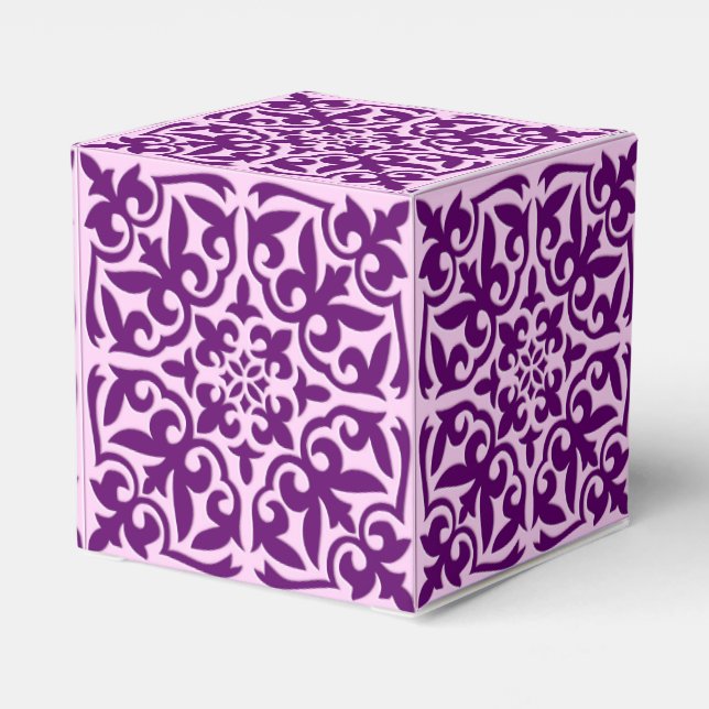 Ballotins Tuiles marocaines - violet et orchidée (Arrière)