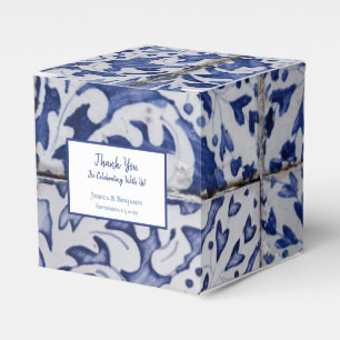 Ballotins Tuiles portugais customisés Azulejo Floral