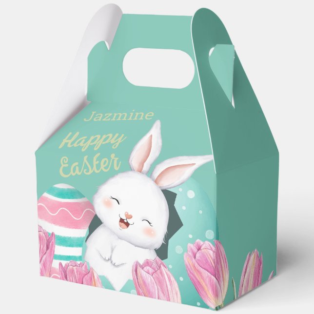 Ballotins Tulipes d'oeufs de lapin de Pâques (Recto)