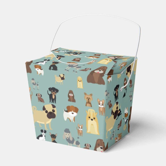 Ballotins turquoise background dopattern (Verso)
