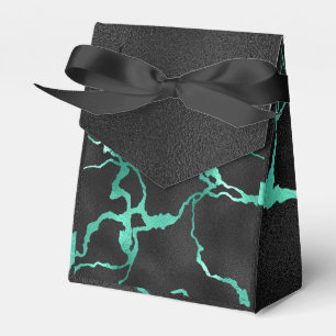 Ballotins Turquoise Et Noir En Marbre