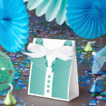 Ballotins Turquoise femme de ménage 🎀 servante d'honneur<br><div class="desc">turquoise Formal Gown Bridesmaid 🎀 Maid of Honor Elegant Wedding Party Don Célébrez vos demoiselles d'honneur et votre bonne d'honneur avec ces ballotins chic et formels sur le thème de la robe ! 🎀 Une façon élégante de présenter des petits cadeaux, bijoux ou douceurs à votre mariage. Ces élégantes boîtes...</div>