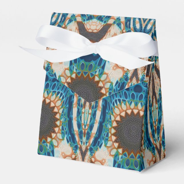 Ballotins Turquoise Gold Sun Southwestern Art (Verso)