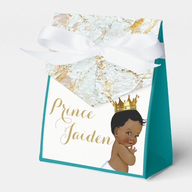 Ballotins Turquoise royal baby shower |FANCY (Verso)