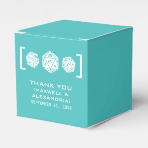 Ballotins turquoises D20 Dice Gamer