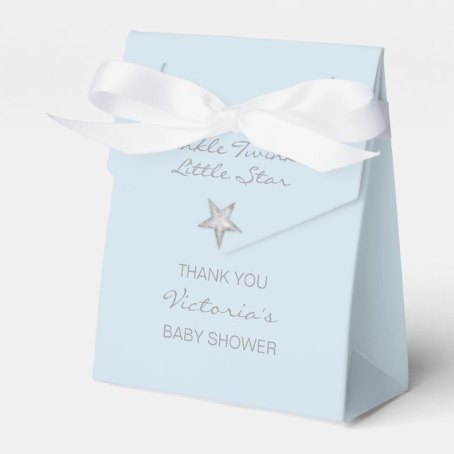 Ballotins Twinkle Twinkle Little Star - Baby shower garçon (Verso)