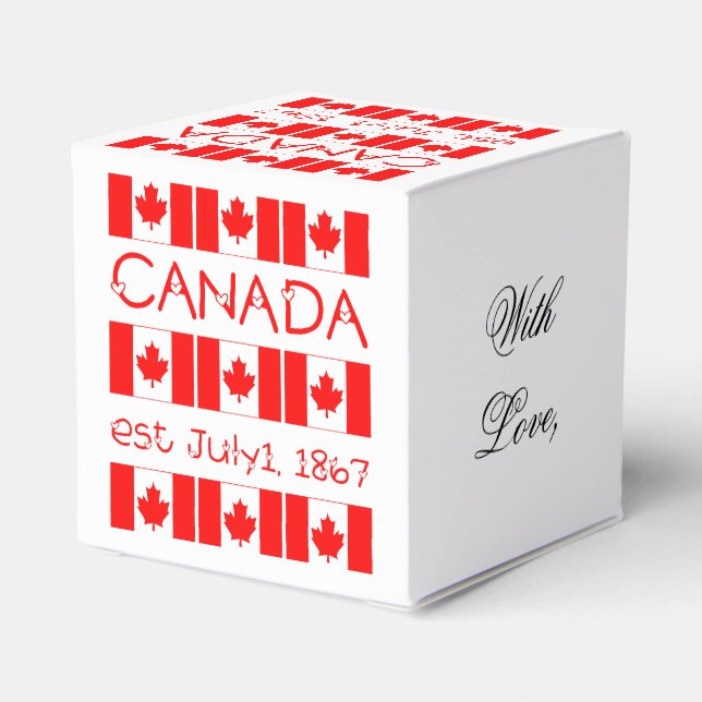 Ballotins Typographie canadienne du drapeau de la Feuille d' (Arrière)