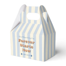 Typographie minimaliste bleu orange élégante