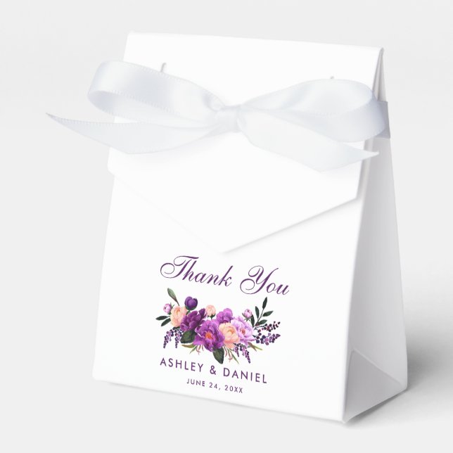 Ballotins Ultra violet violet Merci Floral Mariage P (Verso)