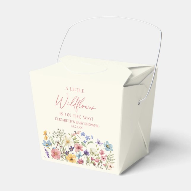 Ballotins Un Baby shower Floral Fleur Fleur Fleur Un Peu Fle (Verso)