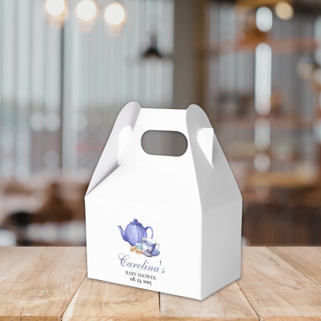 Ballotins Un bébé brasse un Baby shower de Tea Party violet (Créateur téléchargé)