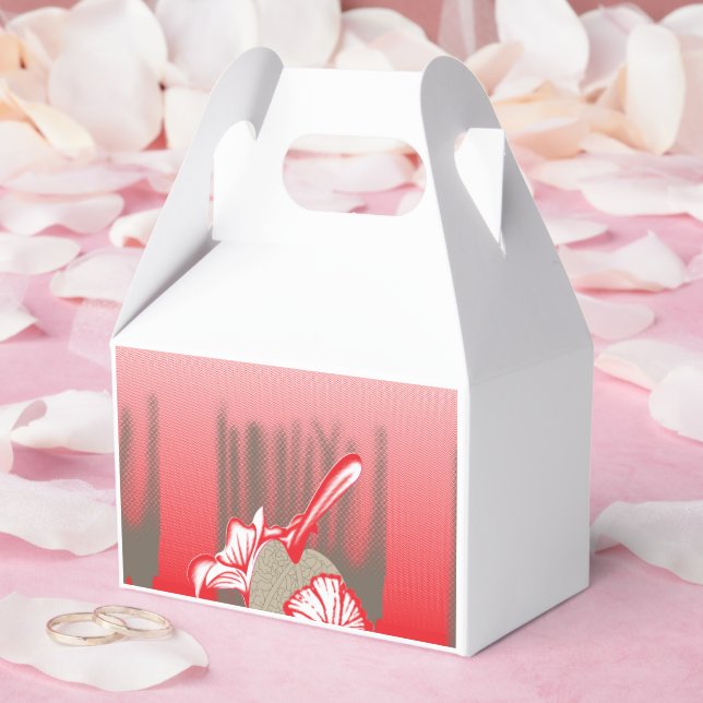 Ballotins Un design graphique dynamique présente un motif ro (Mariage)