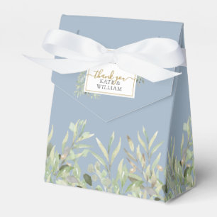 Ballotins Un doux début Mariage Bleu Poussiéreux de Verdure