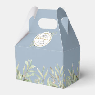 Ballotins Un doux début Mariage poussiéreux bleu verdure