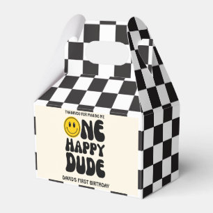 Ballotins Un Joyeux Mec Happy Face Boy Premier anniversaire