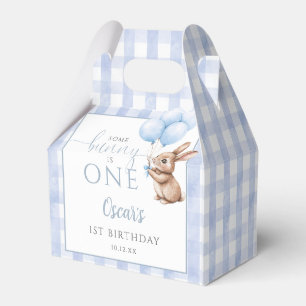 Ballotins Un Lapin Est Un Ballons Bleus pour le 1er Annivers