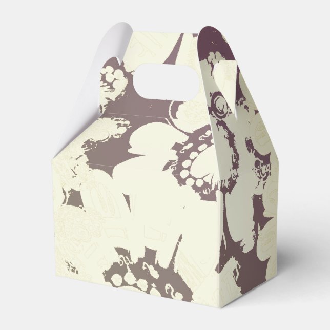 Ballotins Un mariage floral délicieux Faveur (Verso)