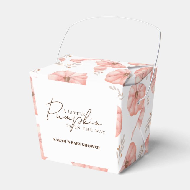 Ballotins Un Petit Baby shower Citrouille (Verso)