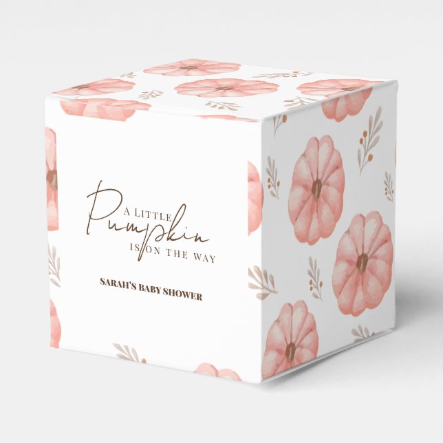 Ballotins Un Petit Baby shower Citrouille (Verso)