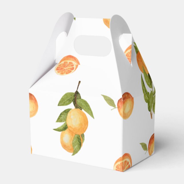 Ballotins Un petit Baby shower Cutie Oranges (Verso)