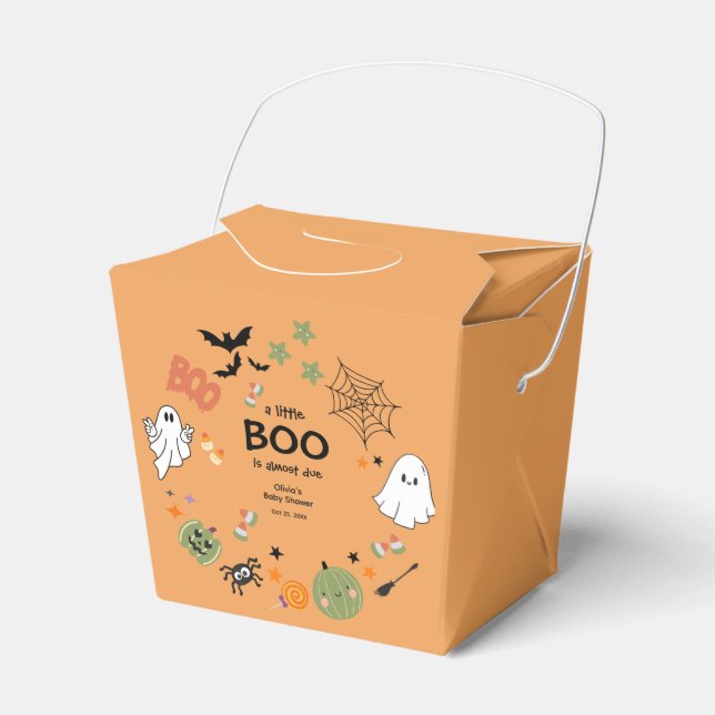 Ballotins Un Petit Baby shower D'Halloween Boo Cute Ghost (Verso)