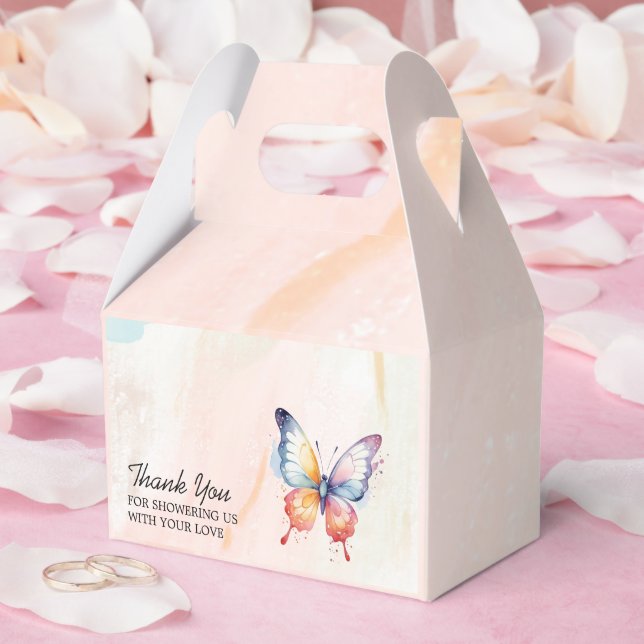 Ballotins Un petit Baby shower fantaisiste pastel aux papill (Mariage)