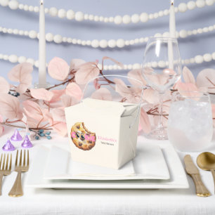 Ballotins Un petit biscuit rose, un cadeau pour la baby show