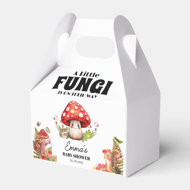 Ballotins un petit champignon Baby shower papillon de champi (Verso)