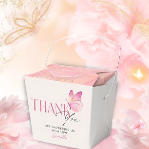 Ballotins Un petit papillon est sur le Baby shower Way