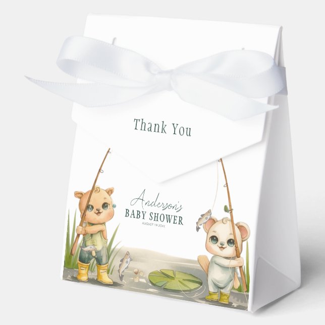 Ballotins Un petit pêcheur se remet en Baby shower de joie (Recto)