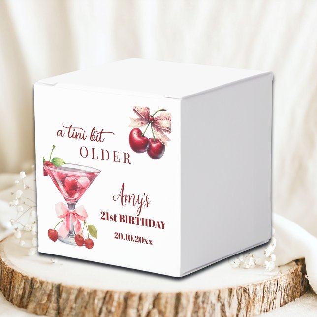Ballotins Un peu plus âgé Chic Cherry Martini 21e anniversai (Créateur téléchargé)