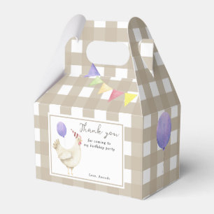 Ballotins Un poussin premier anniversaire Merci