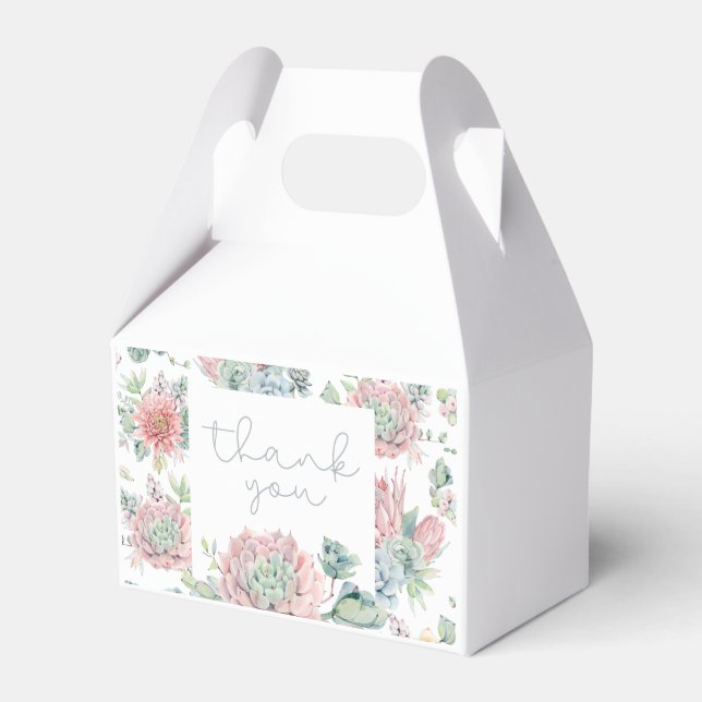 Ballotins Une Bébée Douce Fille Désert Baby shower boîte cad (Verso)