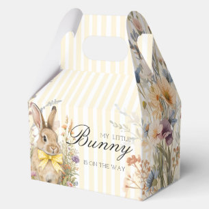 Ballotins Une jolie petite Fête de Bébé Lapin Floral Nœud Ja