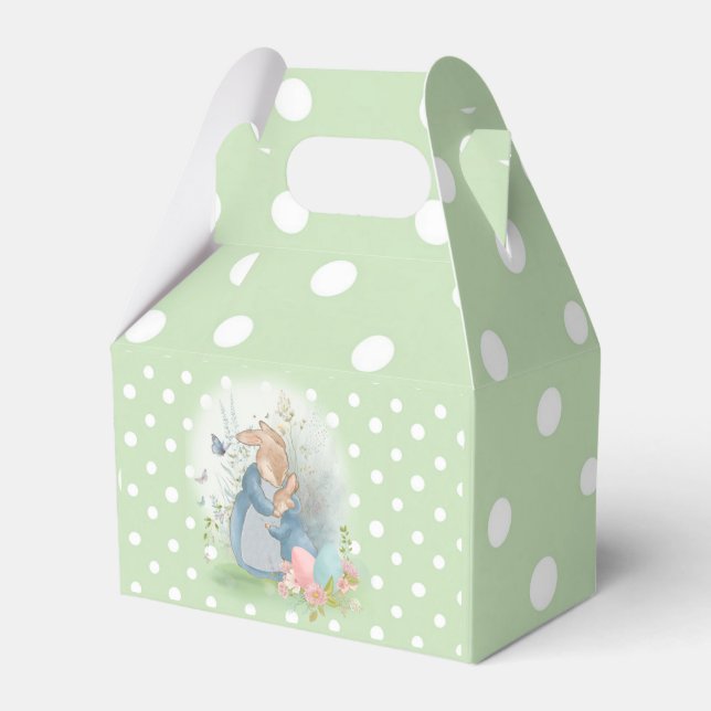 Ballotins une lapine et son lapereau dans une clairière  (Verso)