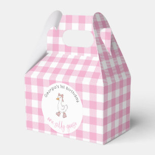 Ballotins Une oie sotte rose 1er anniversaire