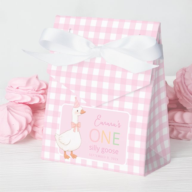 Ballotins Une sotte oie mignonne rose fille 1er anniversaire (Créateur téléchargé)