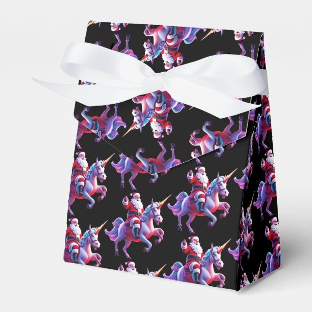 Ballotins Unicorn équitation Père Noël (Verso)