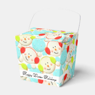 Ballotins Vacances colorées Snowmen