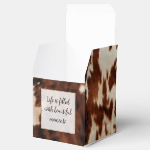 Ballotins Vache blanche Brown