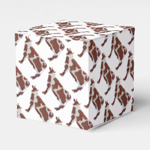 Ballotins Vache Brown et blanche Silhouette