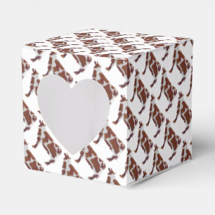Ballotins Vache Brown et blanche Silhouette