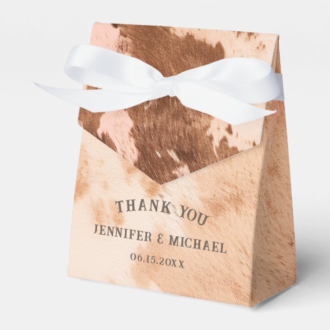 Ballotins Vachette blanche Mariage occidentale (Verso)