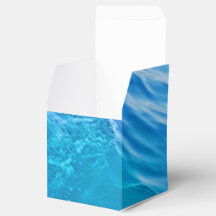 vague d'eau bleue coussin