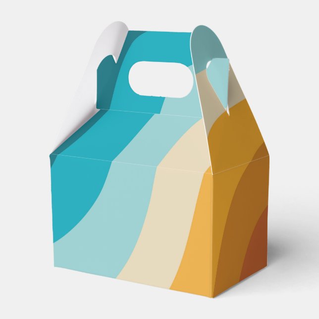 Ballotins Vagues Abstraites Arc-en-ciel coloré (Verso)