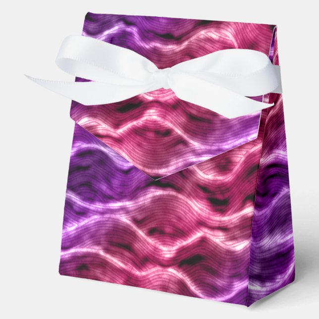 Ballotins vagues encrées - dégradé de roses : (Recto)