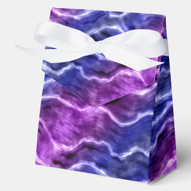 Ballotins vagues encrées - dégradé de violets : (Recto)