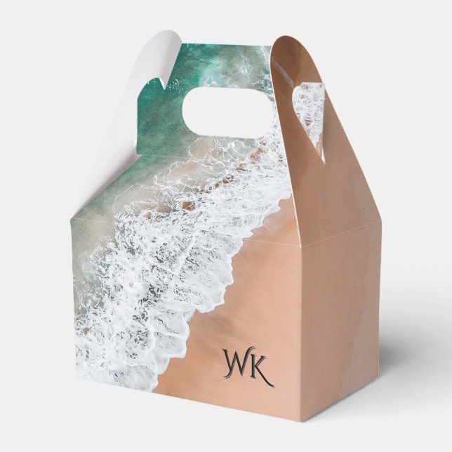 Ballotins Vagues sur la plage de sable Personnel (Verso)