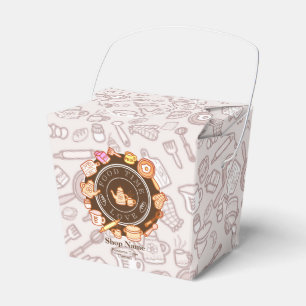 Ballotins Vaisselle marron mignonne